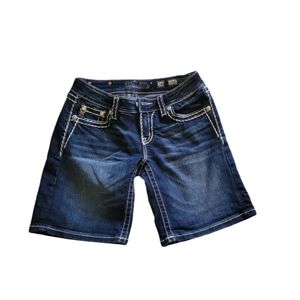 Miss Me Denim Mid-shorts